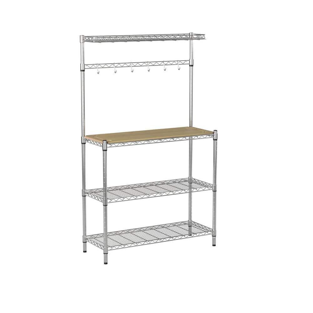 TRINITY EcoStorage® 36x14x60 Commercial Baker's Rack - Chrome