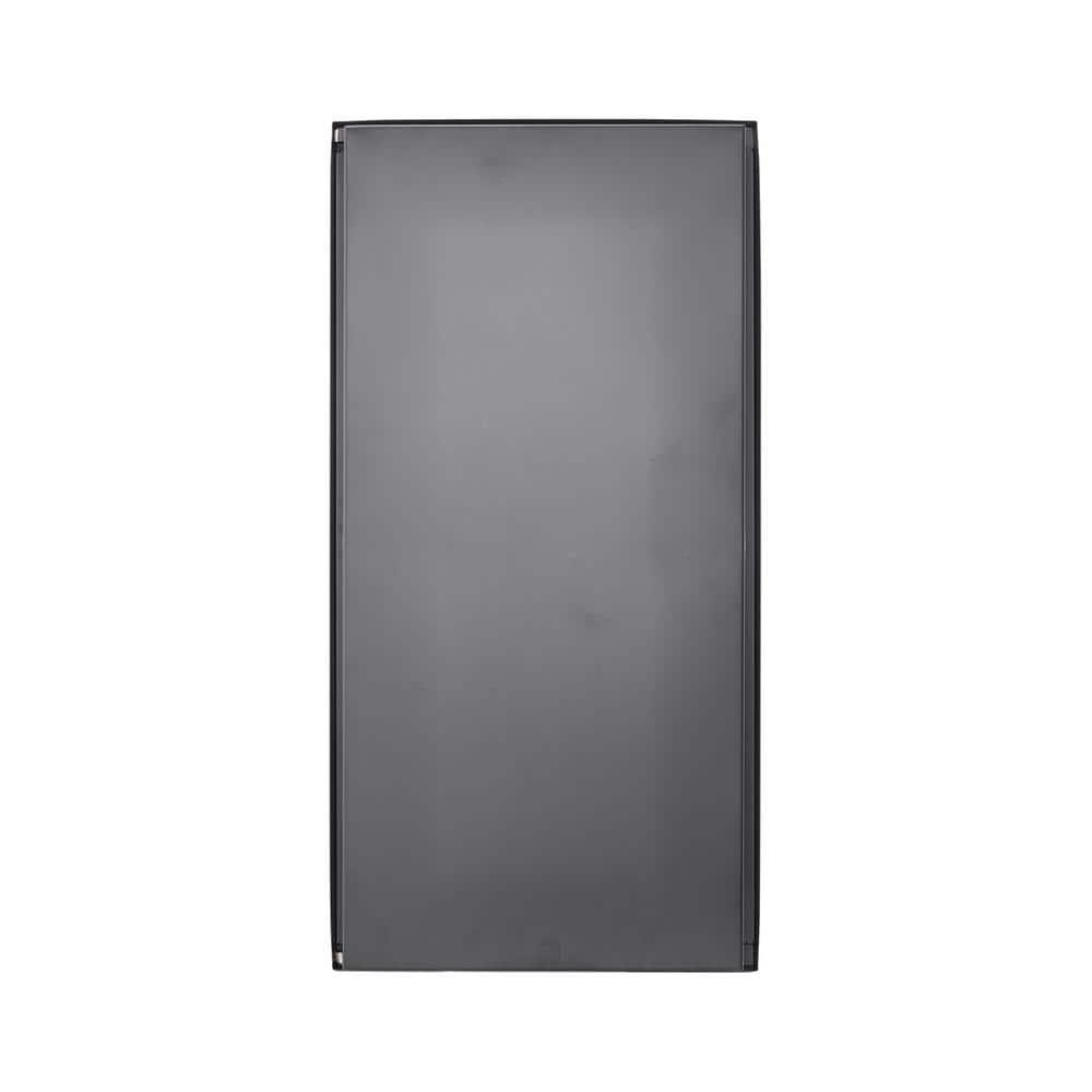 Matte Black Stainless Steel Shower Niche with Shelves
