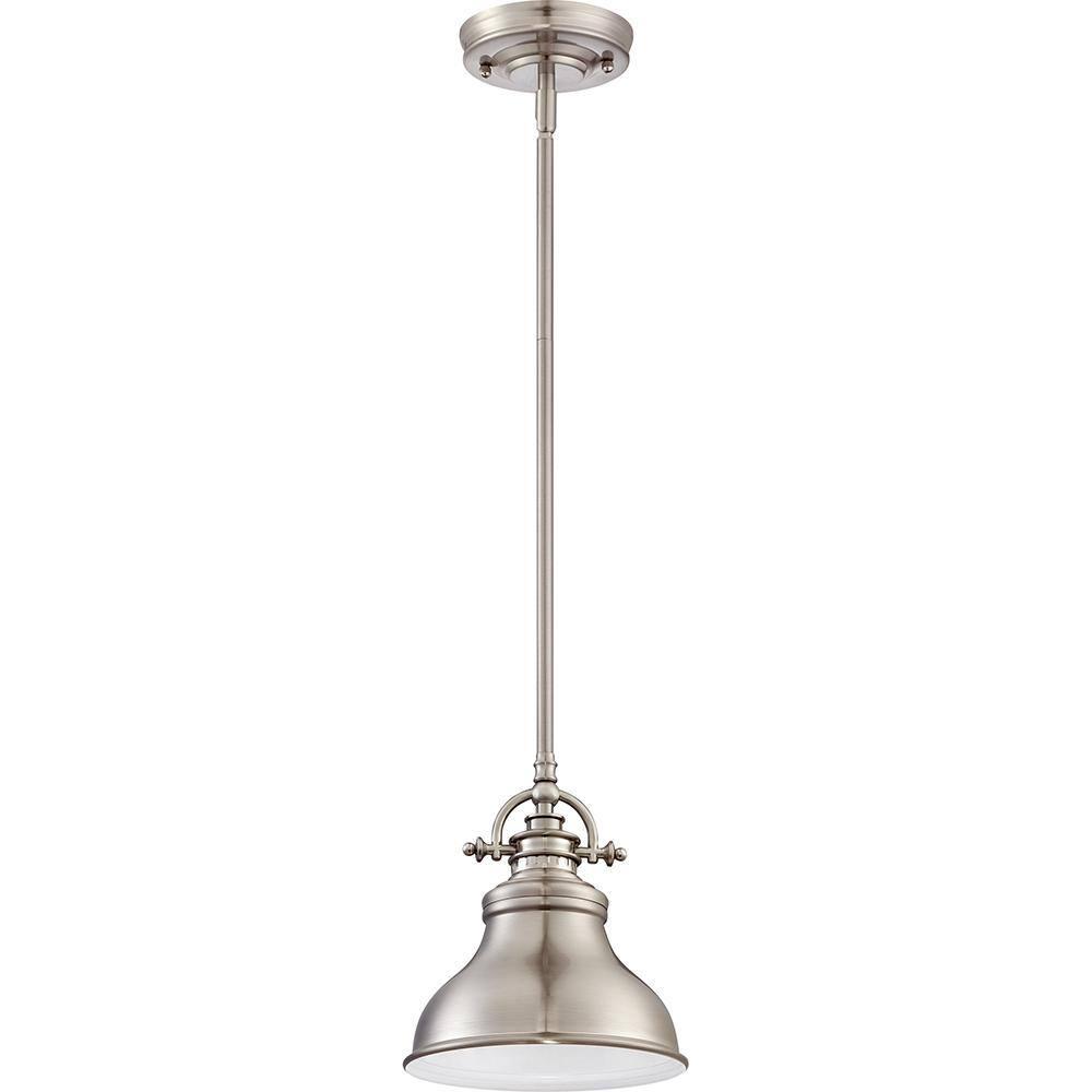 Quoizel Lighting Emery 1 - Light Pendant in  Brushed Nickel
