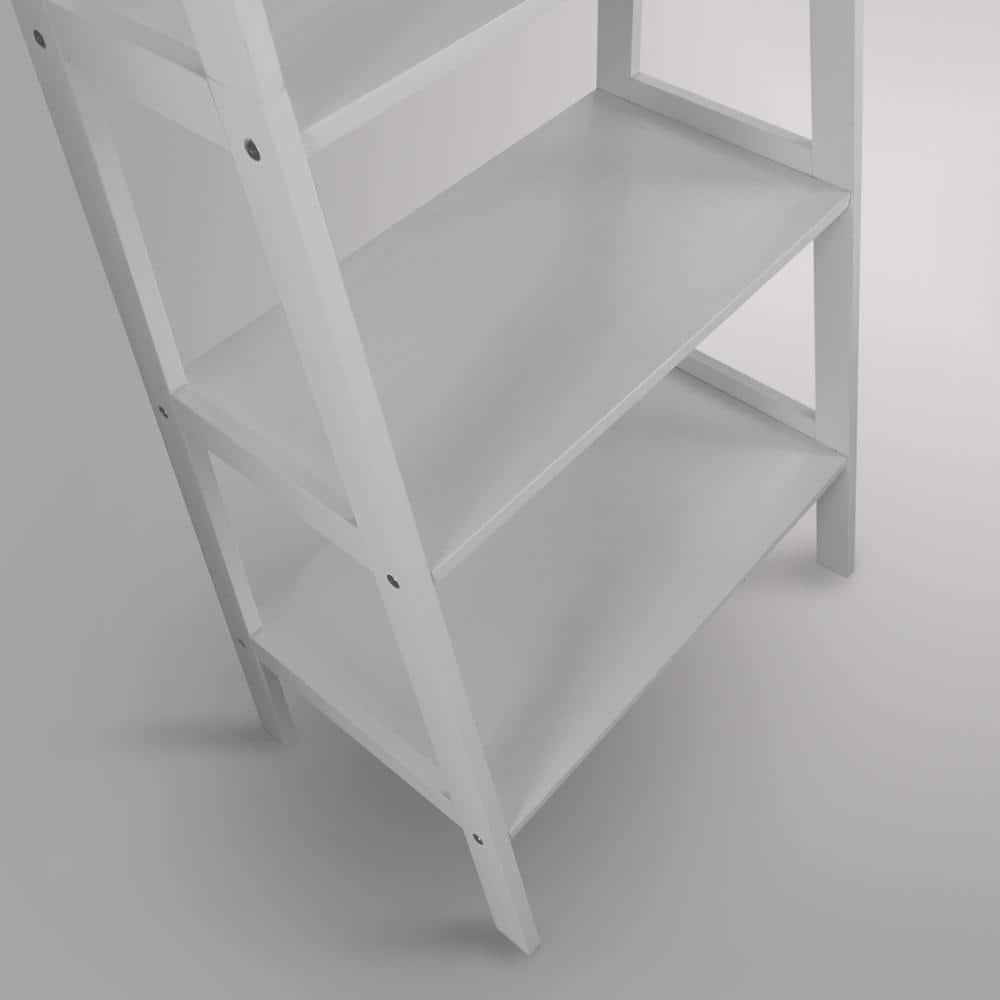 Casual Home 5 Shelf Wood Shelving Unit, White