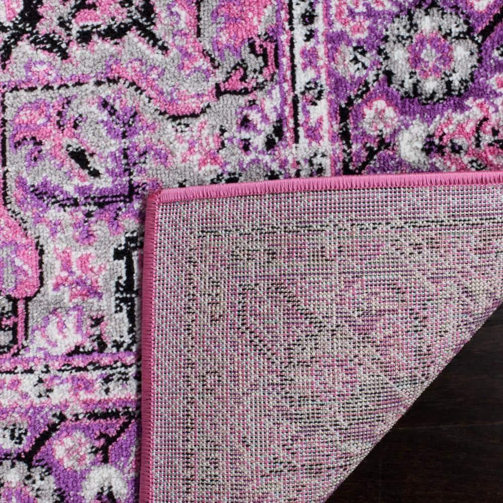Skyler SKY126 Power Loomed Indoor Area Rug - Pink/Ivory - 8'x10' - Safavieh.