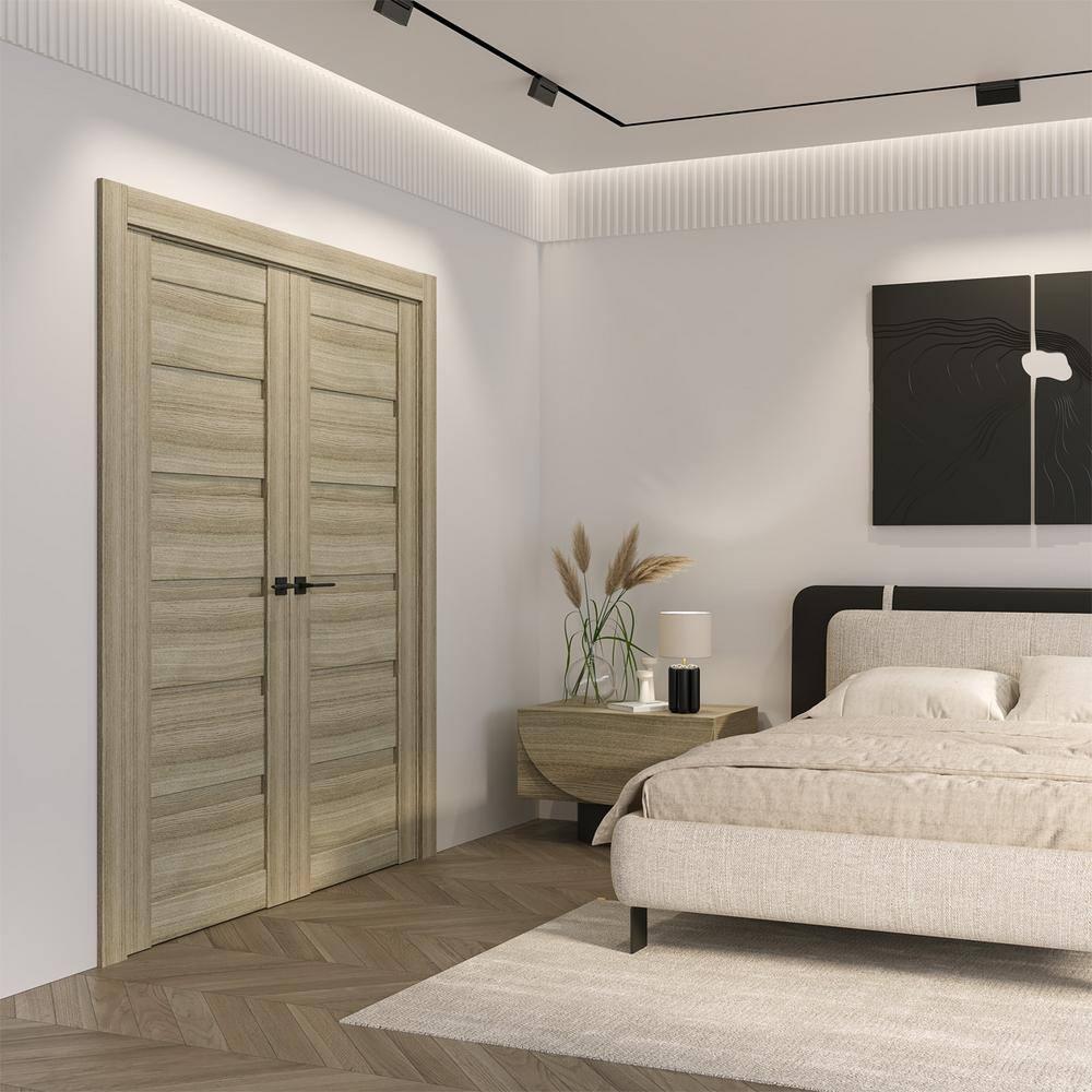 Belldinni Louver Solid + Manufactured Wood Paneled Prehung Door