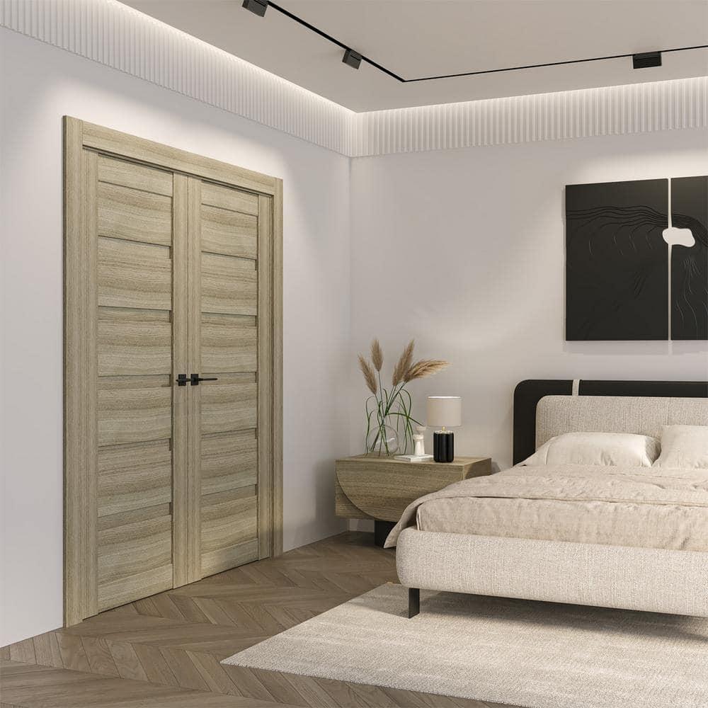 Belldinni Louver Solid + Manufactured Wood Paneled Prehung Door