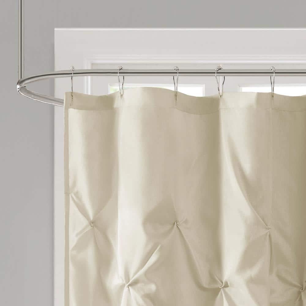 Madison Park Laurel Solid Color Single Shower Curtain