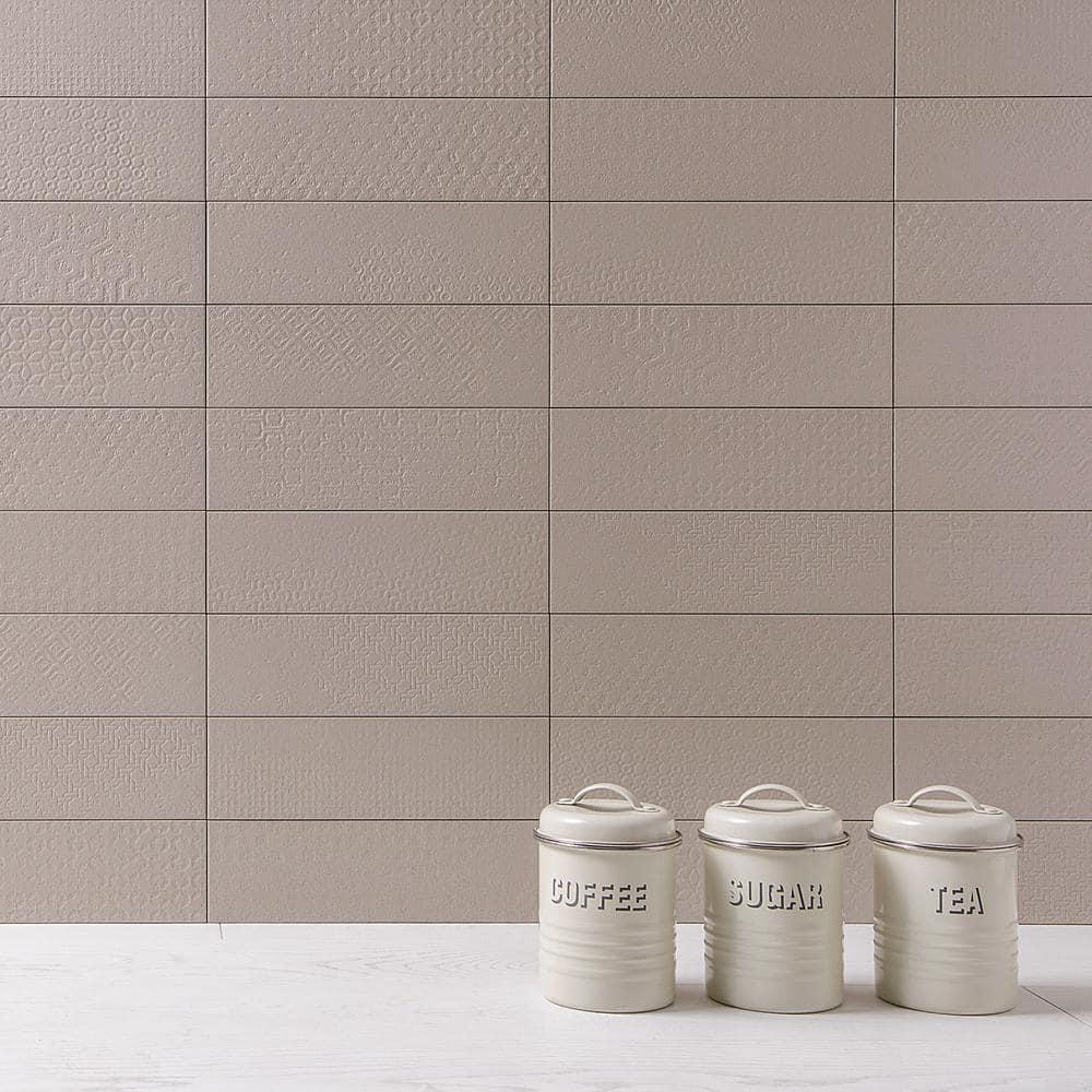 Bond Tile Fabricio 4 in. x 12 in. Matte Porcelain Subway Floor and Wall Tile (30 pieces / 8.72 sq. ft. / box)