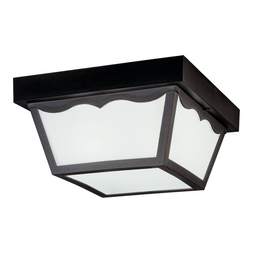 Kichler Lighting Outdoor Plastic Fixtures 2 - Light Chandelier in Black