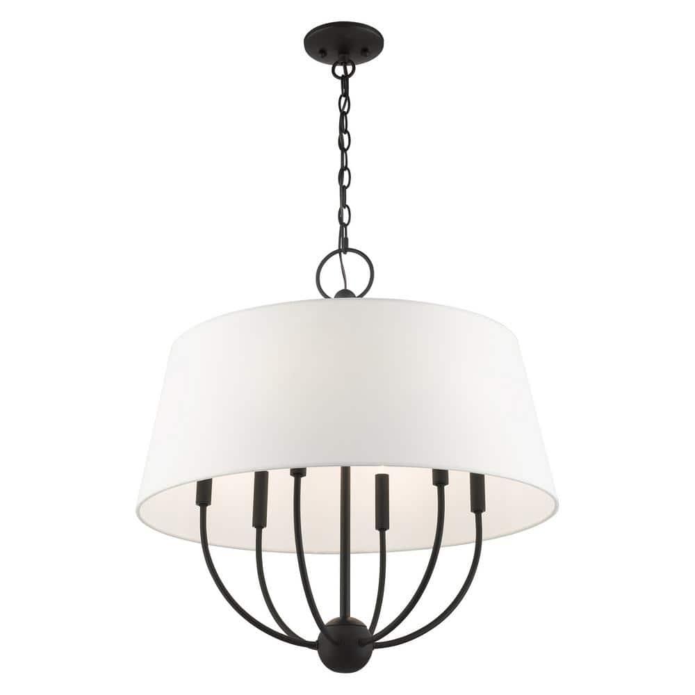 Livex Lighting Ridgecrest 6 - Light Pendant in  Black
