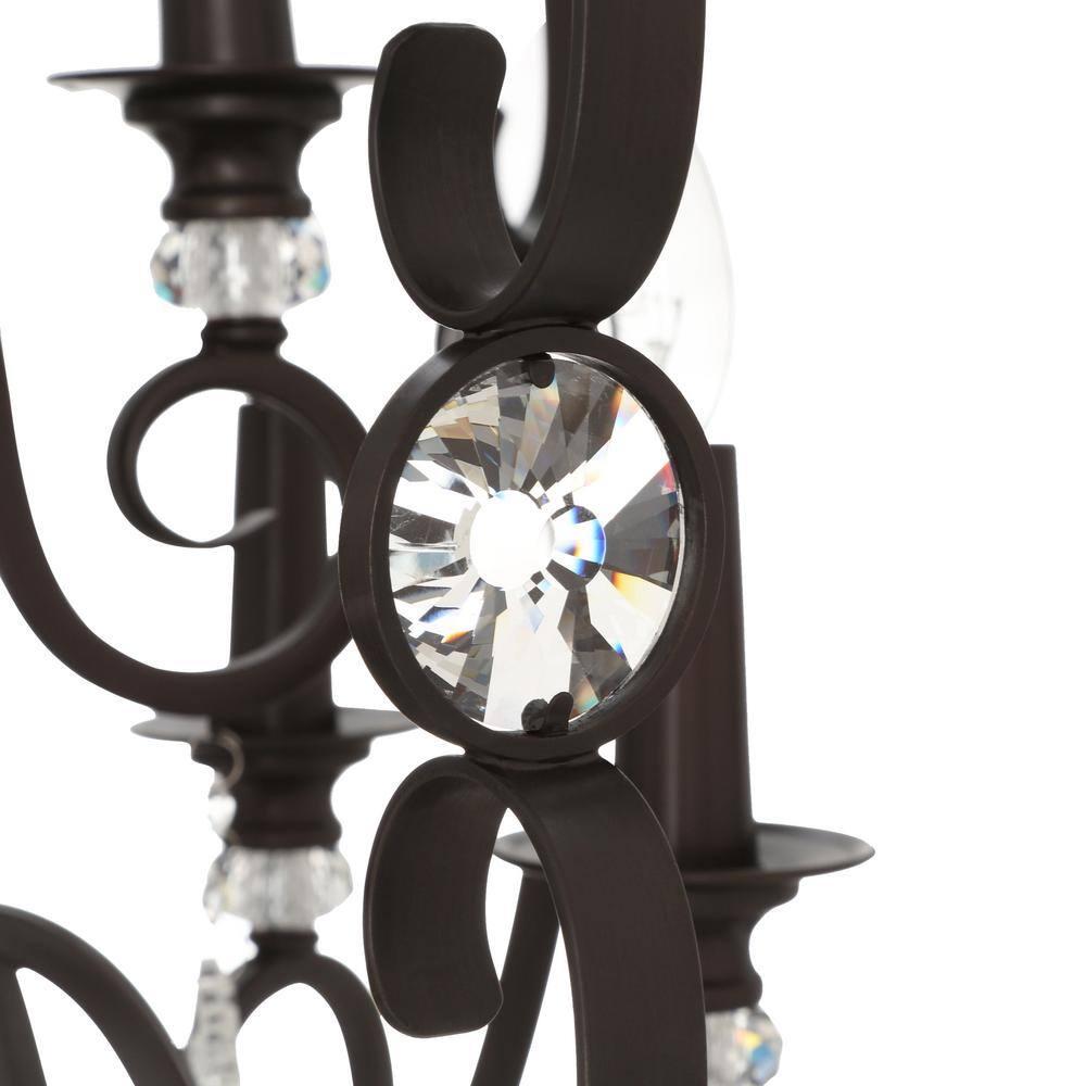 Ella 2 Tier - 9 Light Chandelier in Brushed Etruscan Bronze