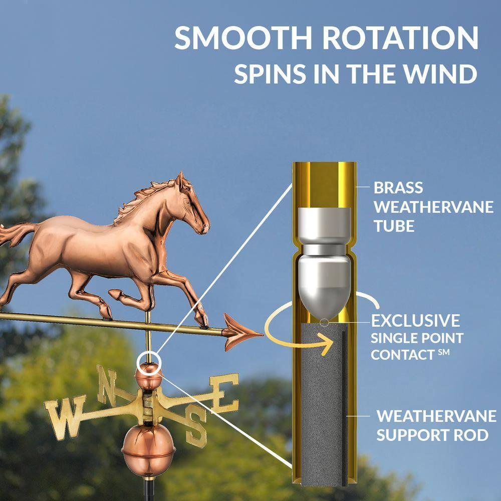 Good Directions 27'' H Metal Animals Weathervane