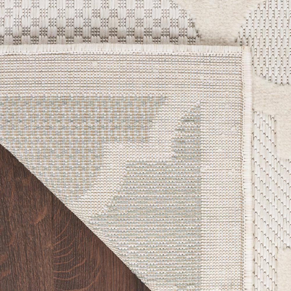Nourison Easy Care 7' x 10' Ivory/White Indoor/Outdoor Rug
