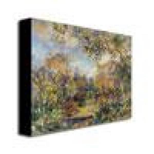 Vault W Artwork " Landscape At Beaulieu " by Pierre-Auguste Renoir Painting Print