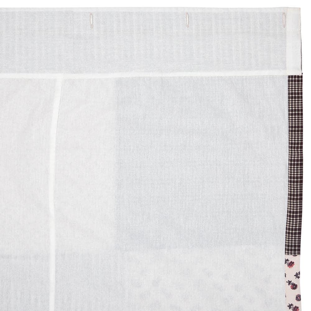 VHC Brands Florette Patchwork Shower Curtain 72x72