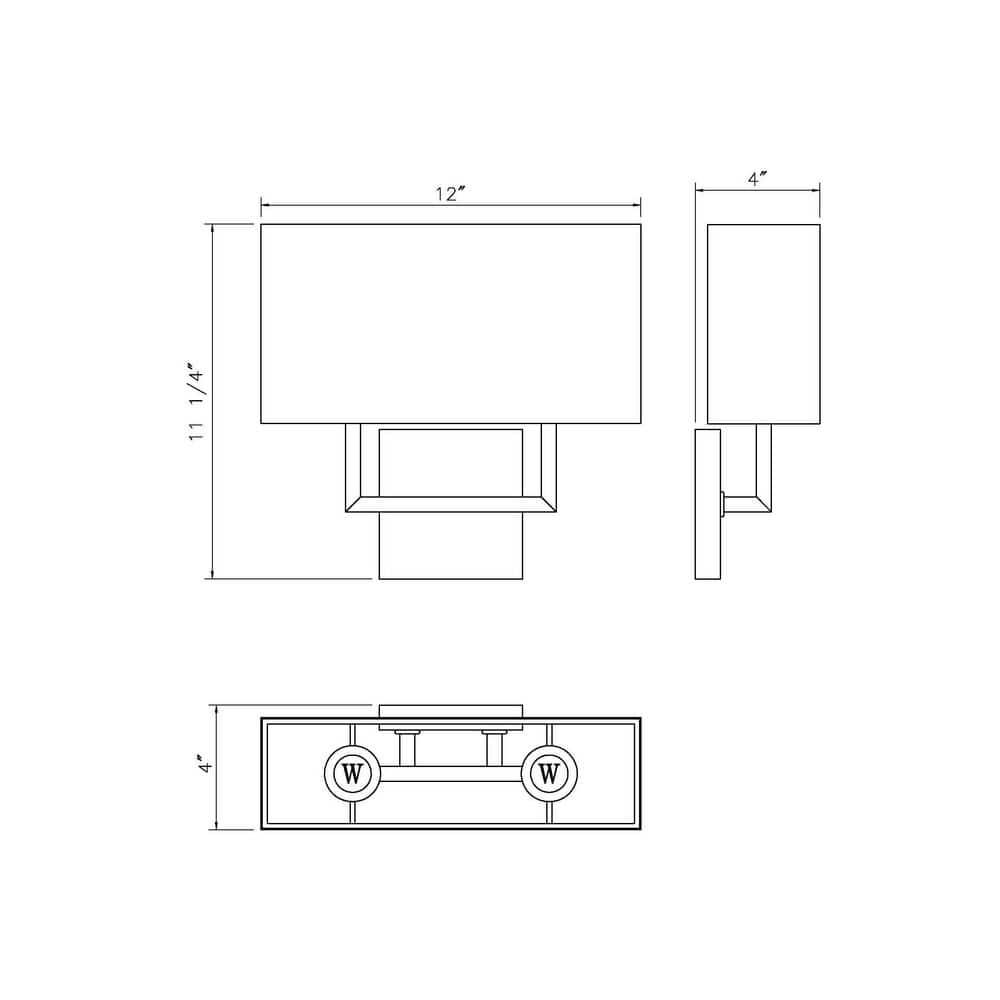 Livex Lighting Pierson 2 - Light Wall Light in  Brushed Nickel