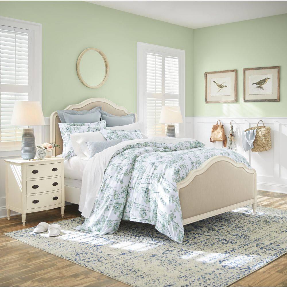 Evoke EVK260 Power Loomed Area Rug - Ivory/Blue - 8'x10' - Safavieh.