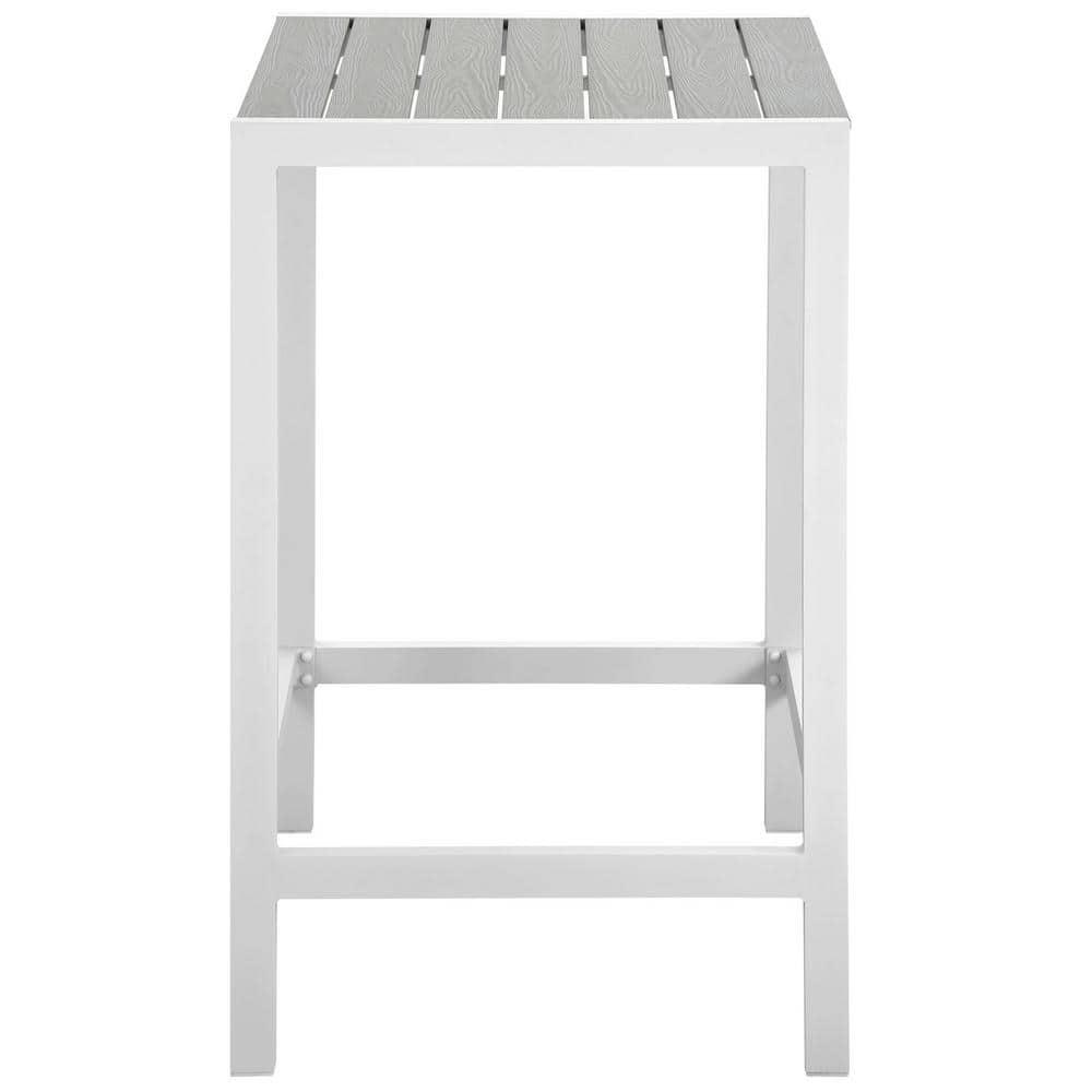Modway Maine Aluminum Outdoor Patio Bar Table & Reviews | Wayfair
