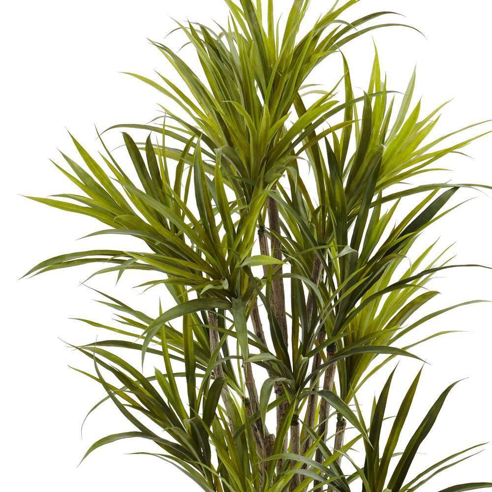 Nearly Natural, Dracaena Silk Tree - (5"): Lush Foliage, Indoor Decor, No Maintenance Required