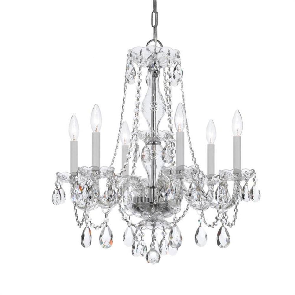 House of Hampton® Kimmori 6 - Light Glass Dimmable Chandelier