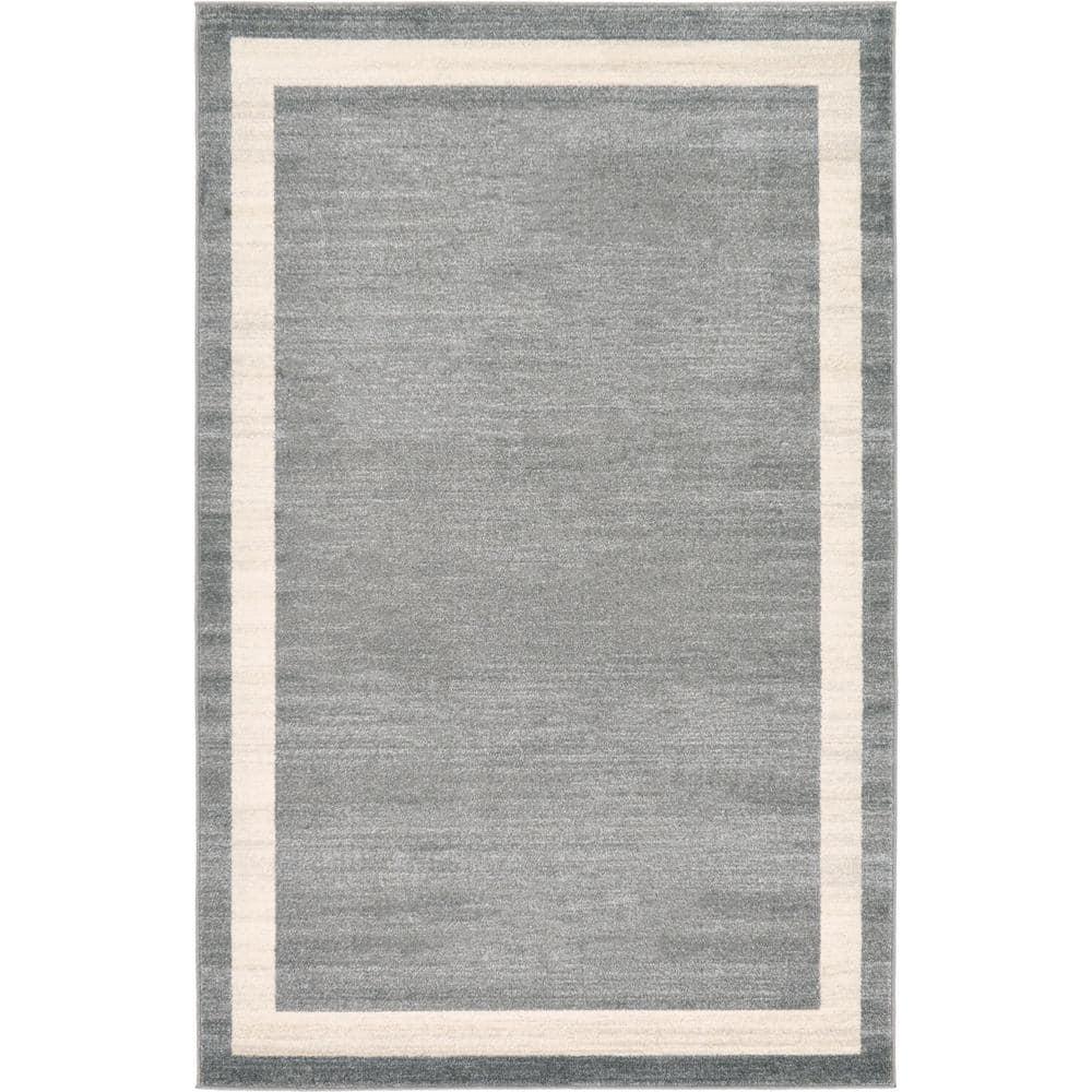 Del Mar Maria Gray 5' 0 x 8' 0 Area Rug