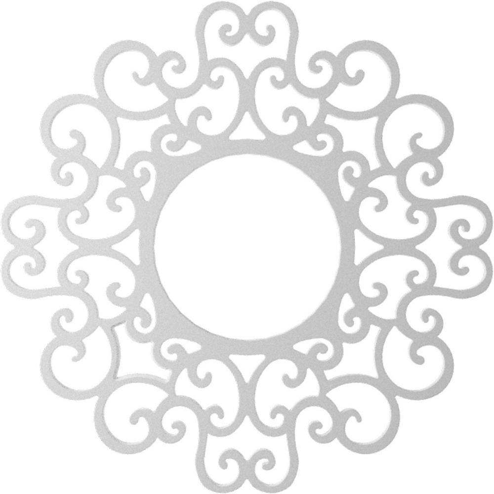 34"OD x 13"ID x 1"P Reims Architectural Grade PVC Pierced Ceiling Medallion