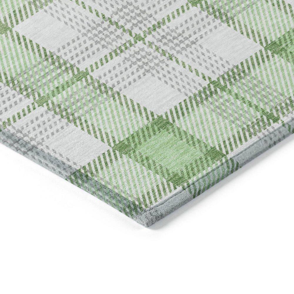 Machine Washable Indoor/Outdoor Chayden ACN1052 Mint Rug