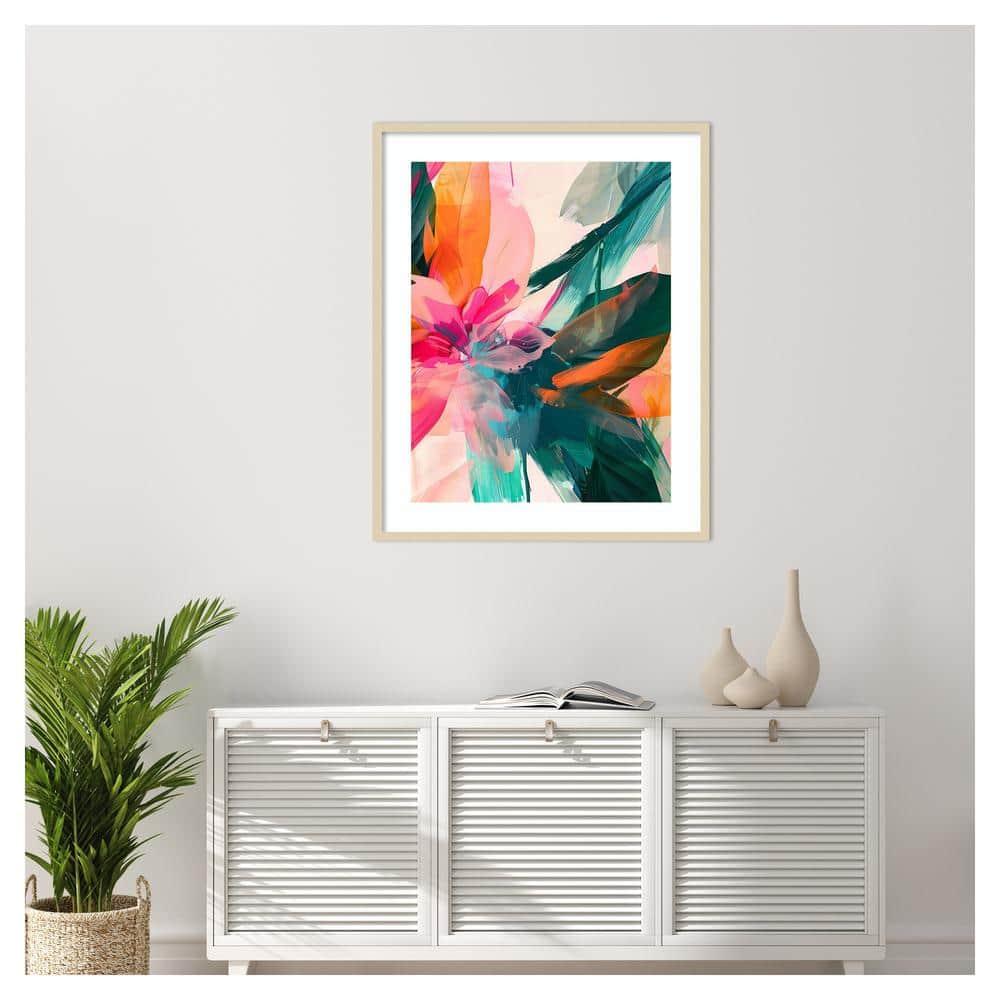 Amanti Art 33"x41" Jumble Jungle by Walker Noble Wood Framed Wall Art Print