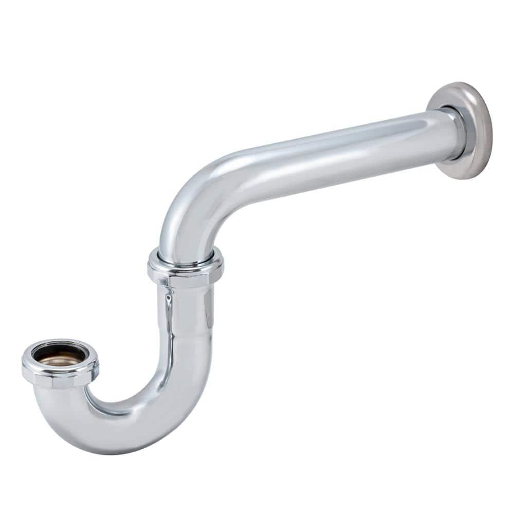 Eastman 35002 P-Trap Pipe Fittings & Couplers with Flange, 1-1/4 inch, Brass with Chrome