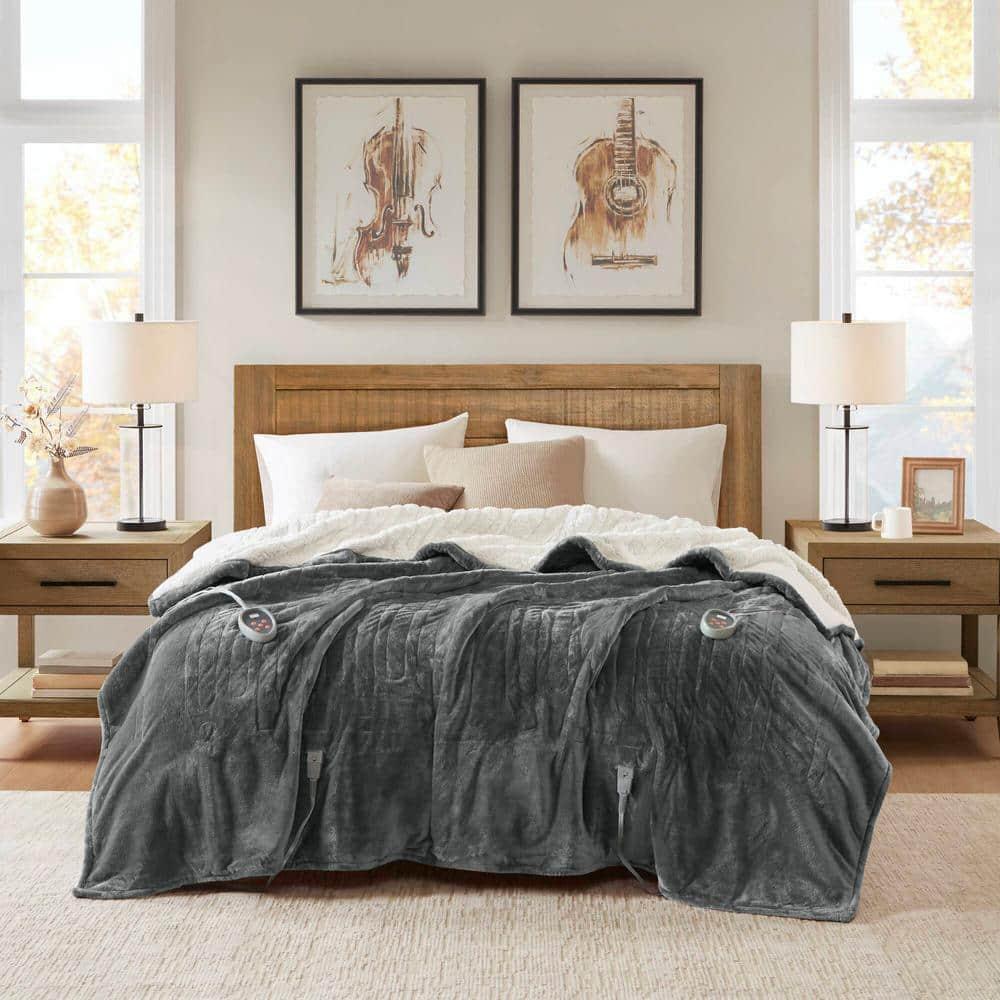 Woolrich Heated Plush to Berber Blanket