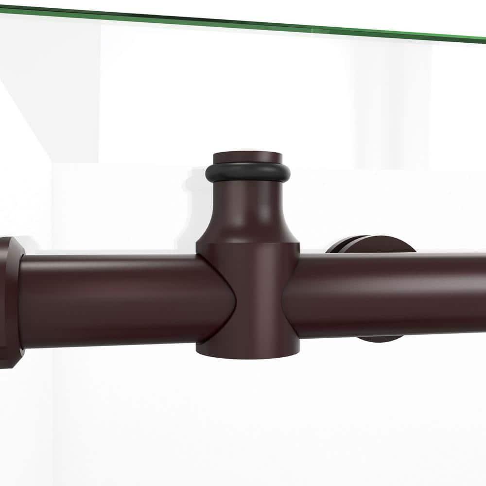 44.38" W x 34.5" D x 76" H FramelessRectangle Sliding Shower Enclosure