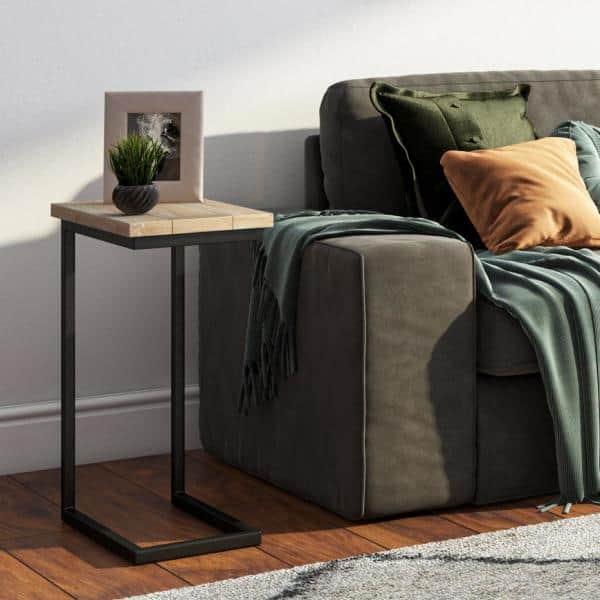 Simpli Home Skyler Solid Mango Wood C Side Table & Reviews | Wayfair