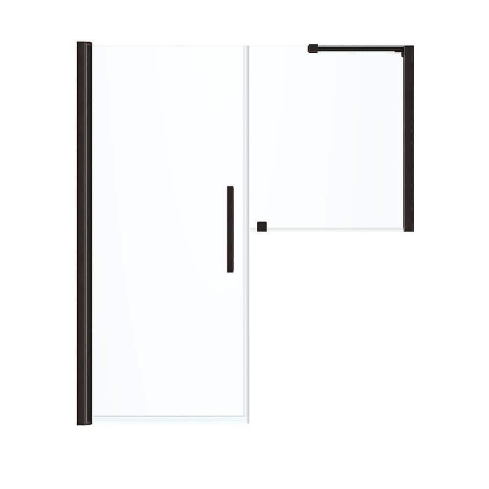 Endless Pasadena 59" W x 72" H Buttress Alcove Shower Kit, Door, Panel