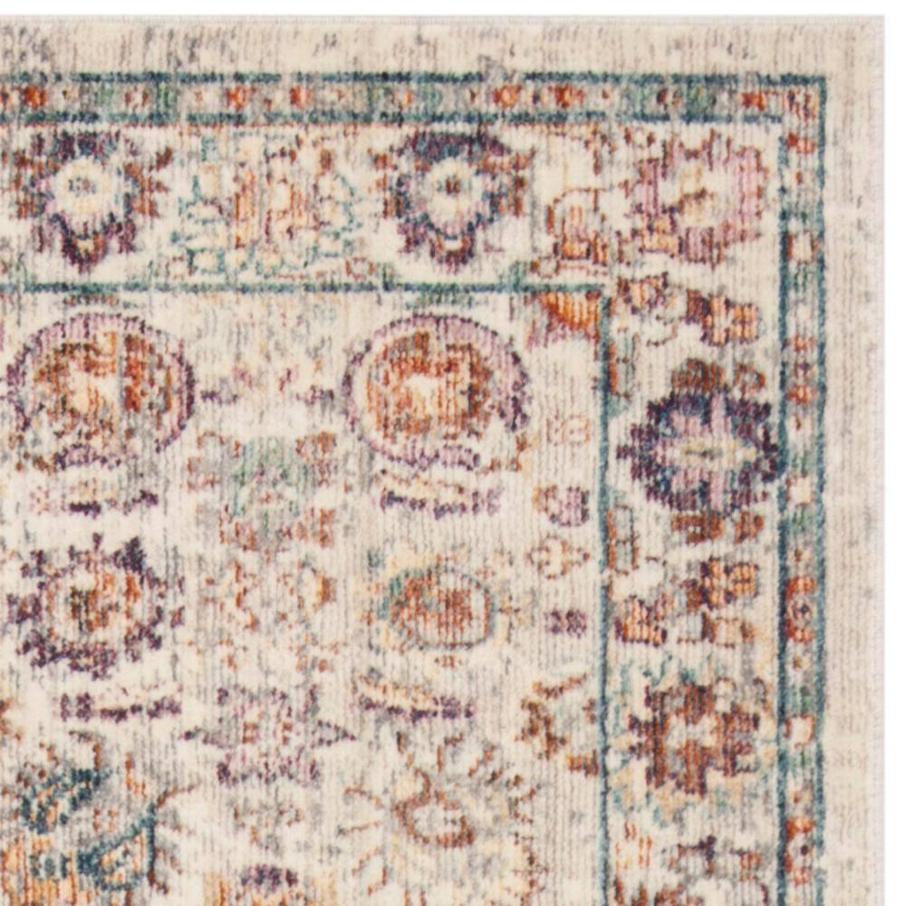 Illusion ILL710 Power Loomed Runner Rug - Cream/Purple - 2'3"x8' - Safavieh