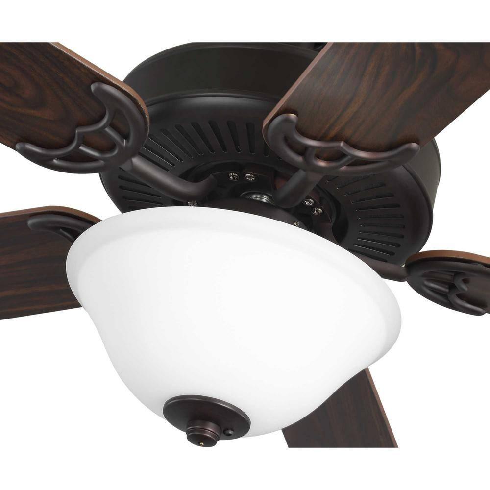 P2599-129-Progress Lighting-Builder Fan - Wide - Ceiling Fan - 2 Light in New Traditional style - 52 Inches wide by 19.13 Inches high-Architectural