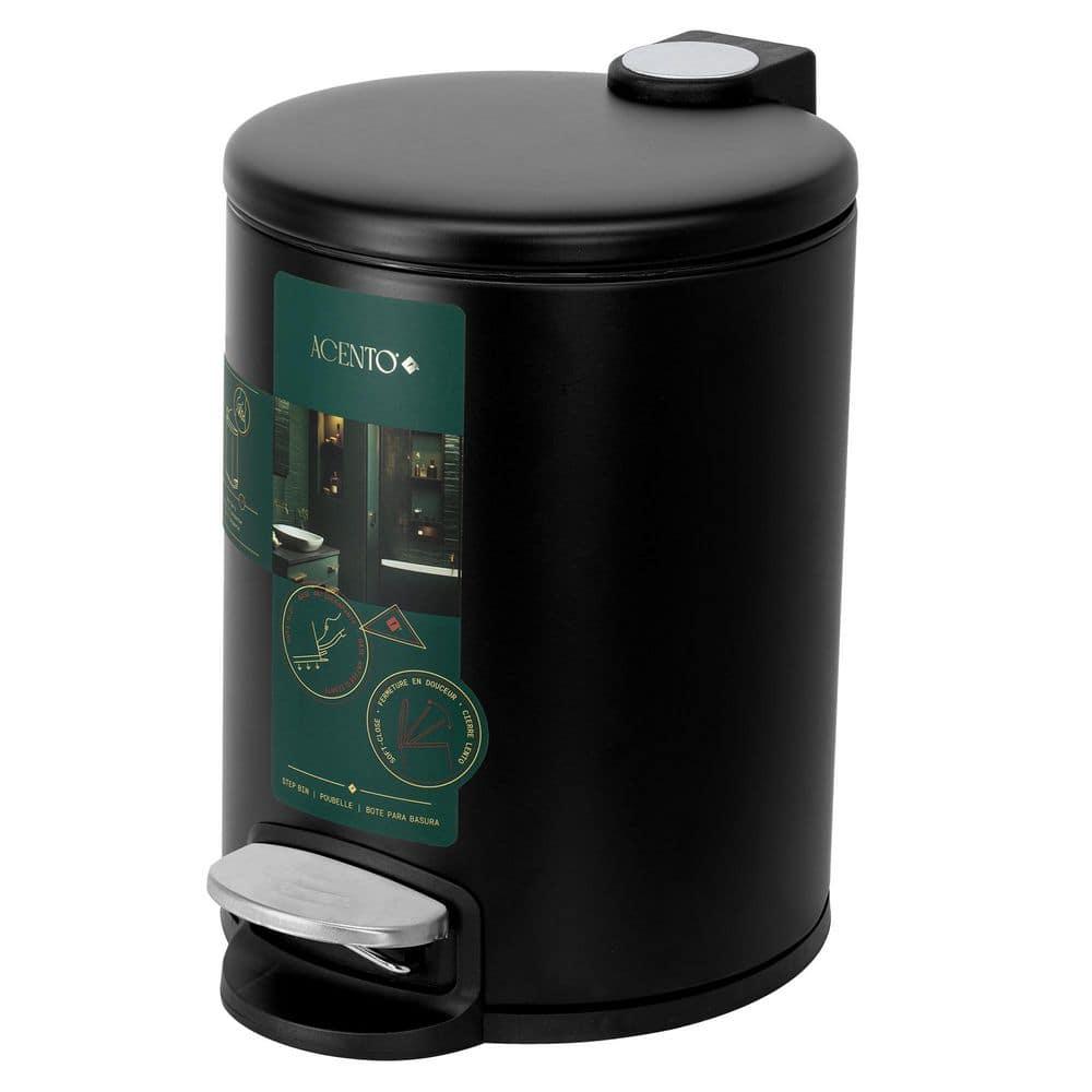 Evideco Mel Metal Step On Kitchen Trash Can - 1.3 Gallons