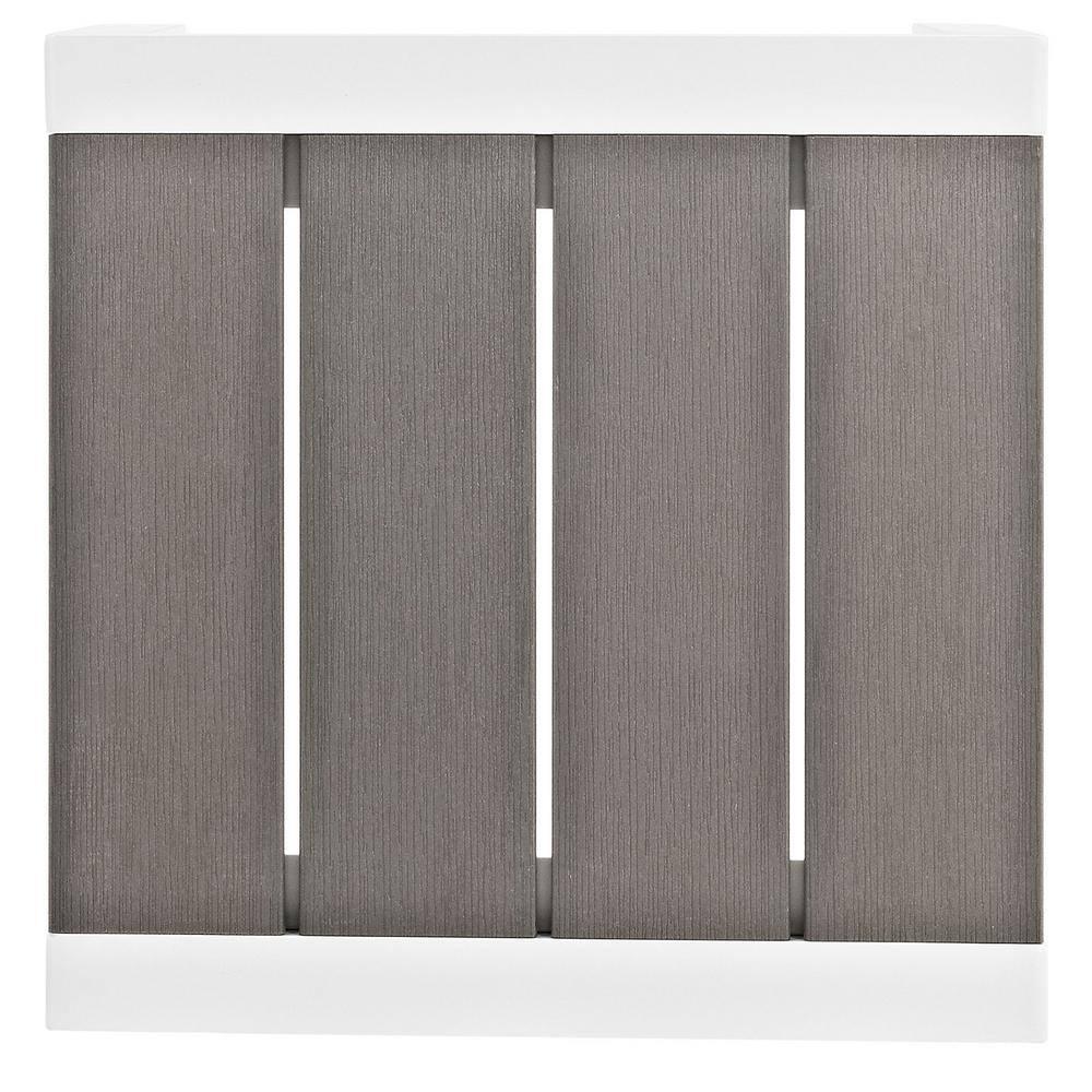 Modway Beach Outdoor Patio Aluminum Side Table