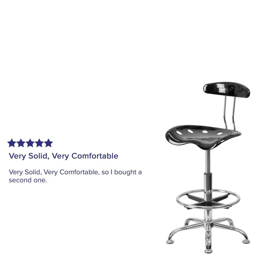 Flash Furniture Monroe Adjustable Height Swivel Bar Stool
