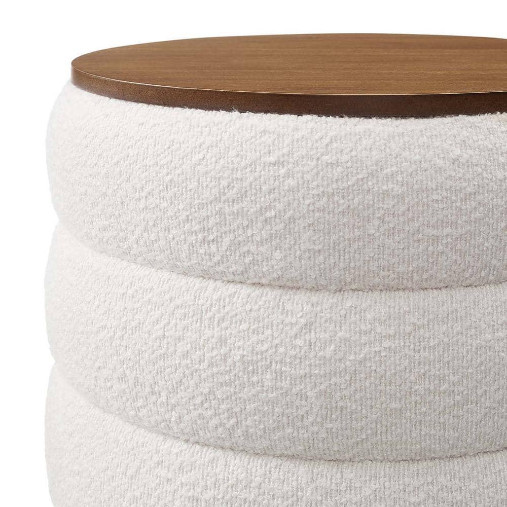 Modway Modway Mezzo 17.3" Wide Round Storage Ottoman