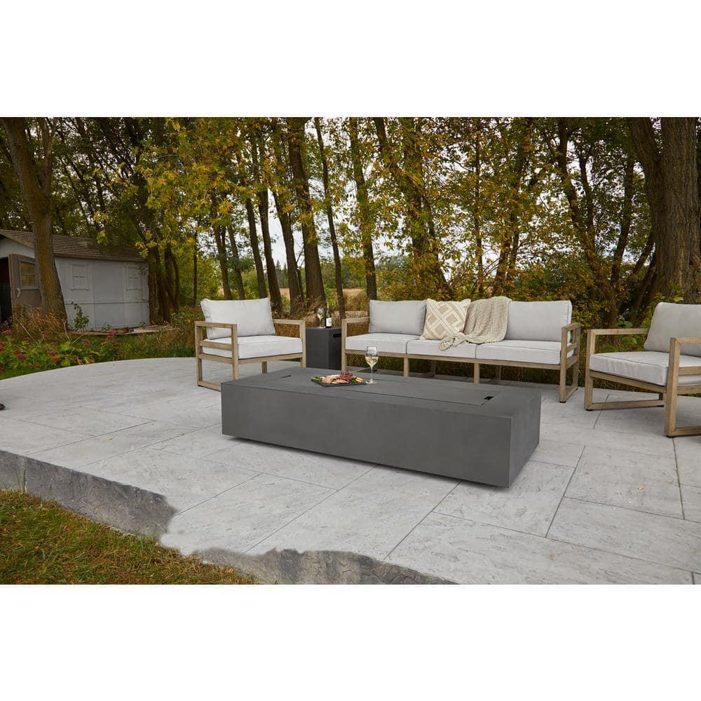 AEGEAN Propane / Natural Gas Outdoor Fire Pit Table