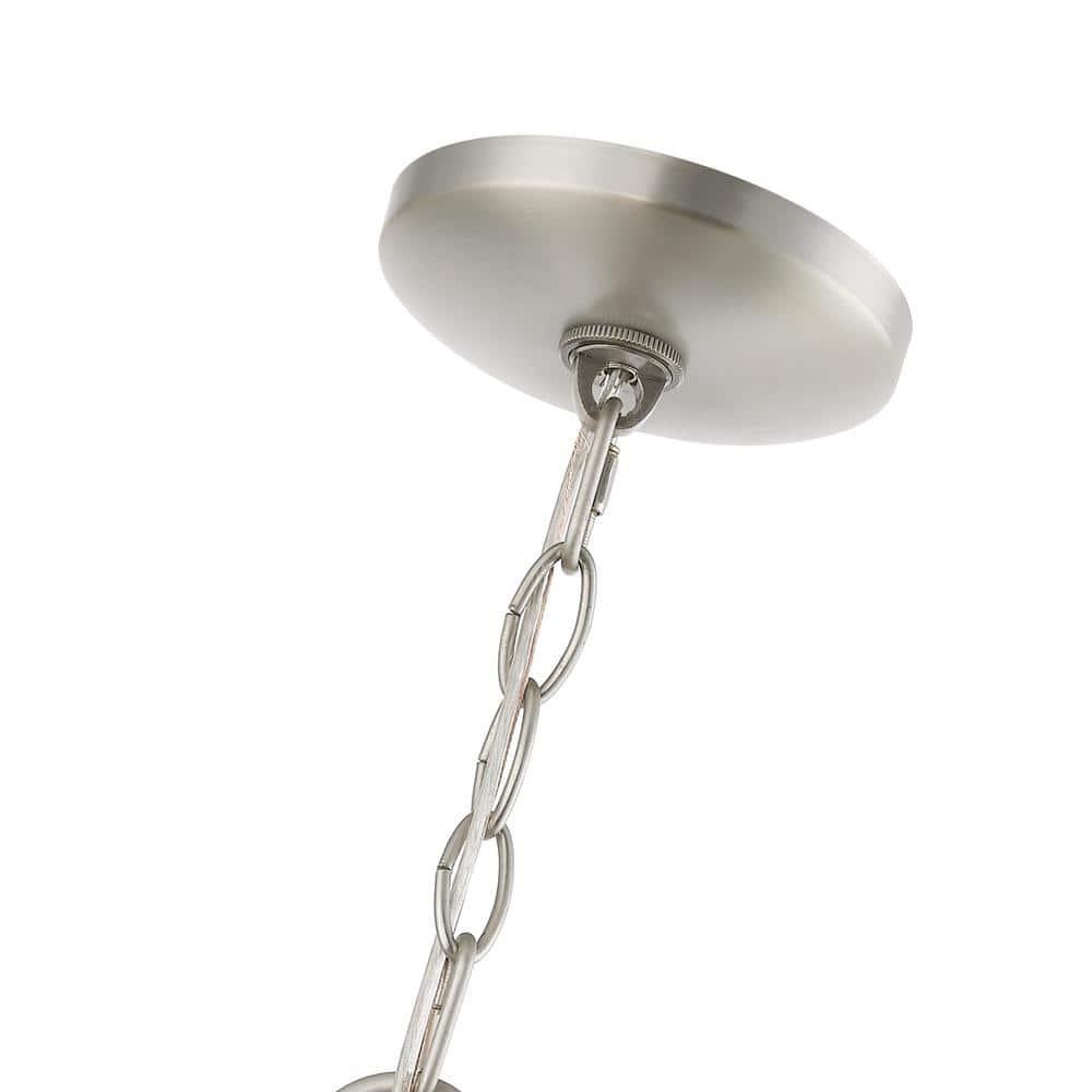Livex Lighting Wentworth 3 - Light Pendant in  Brushed Nickel