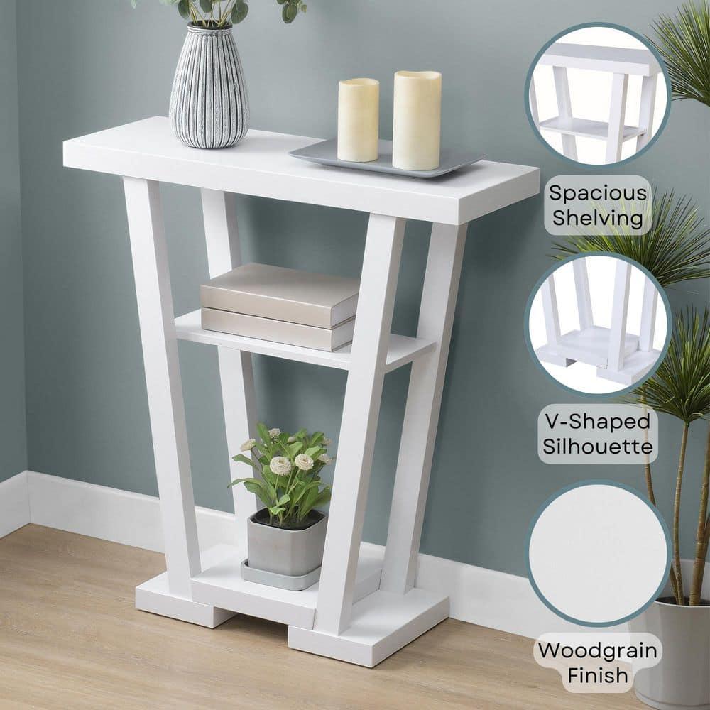 Convenience Concepts Newport V Console, Multiple Finishes
