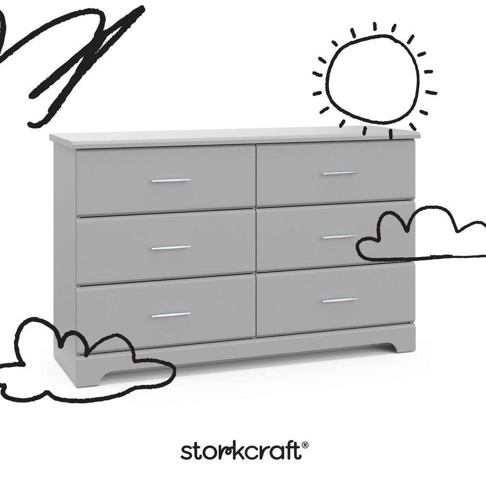 Brookside 6 Drawer Double Dresser