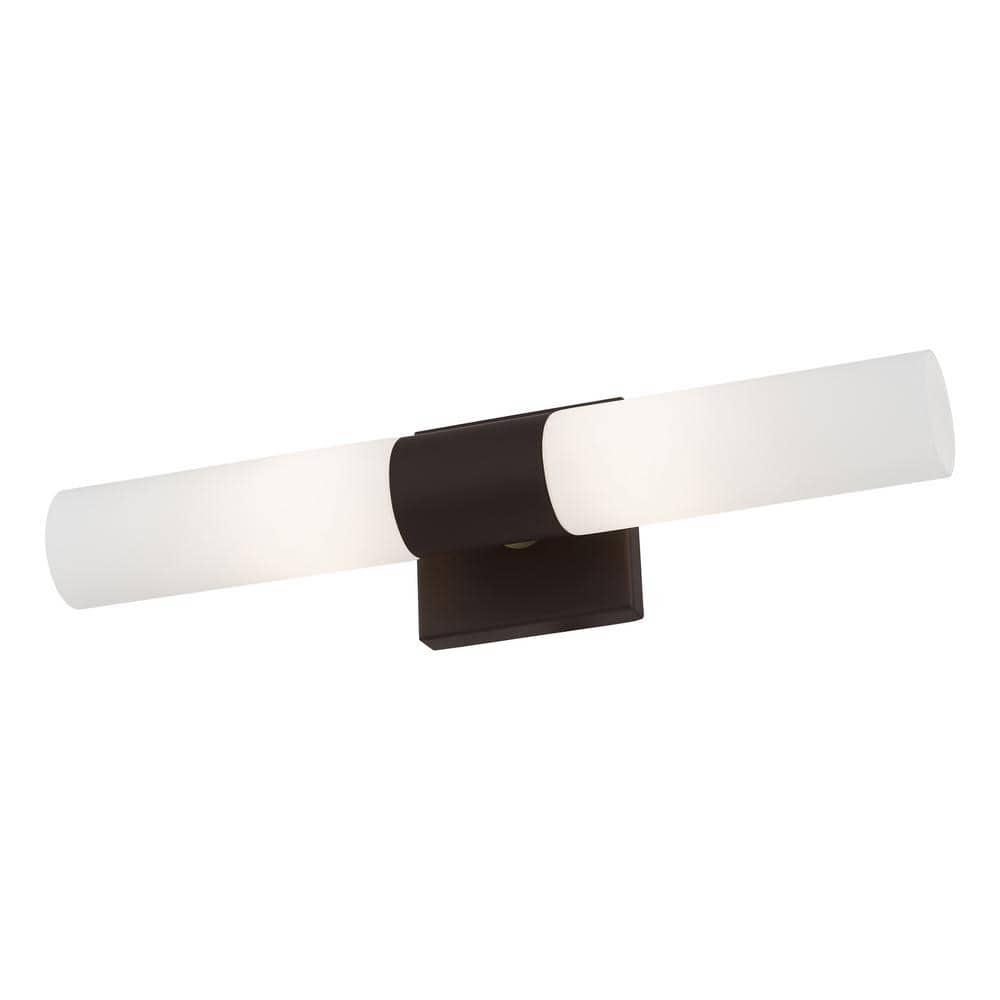 Livex Lighting Aero Bronze ADA 2-Light Vanity Sconce