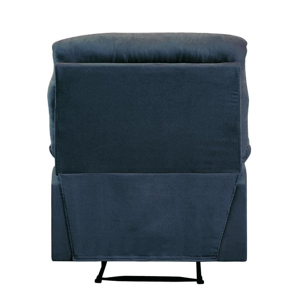 Oakwood Woven Fabric Recliner, Blue