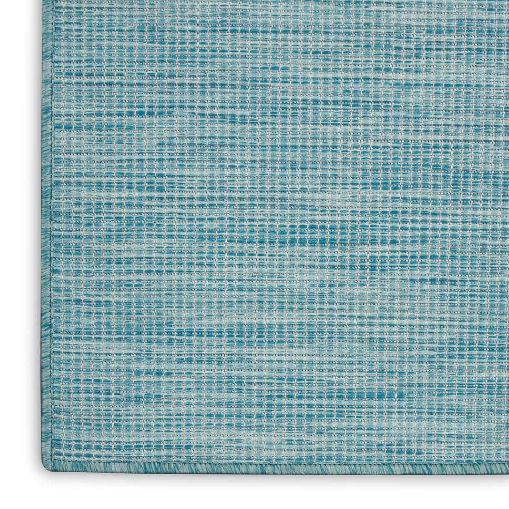 Nourison Positano POS01 Indoor/outdoor Area Rug - Aqua 6' x 9'