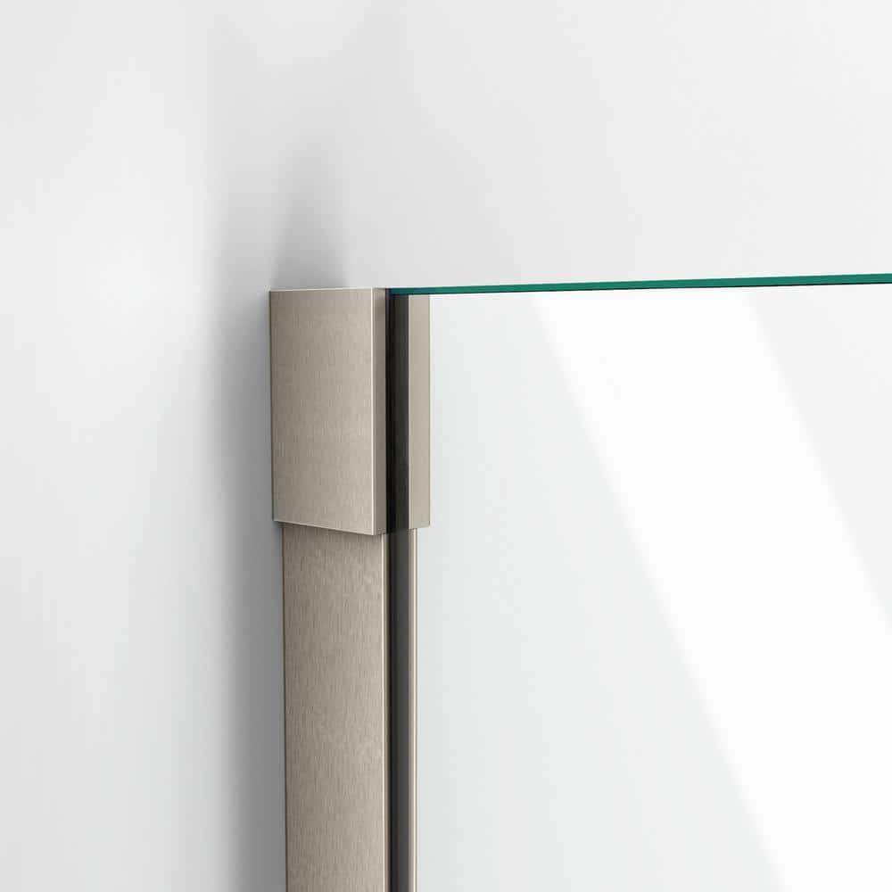 Unidoor-X 24 " W x72" H Hinged Frameless Shower Door