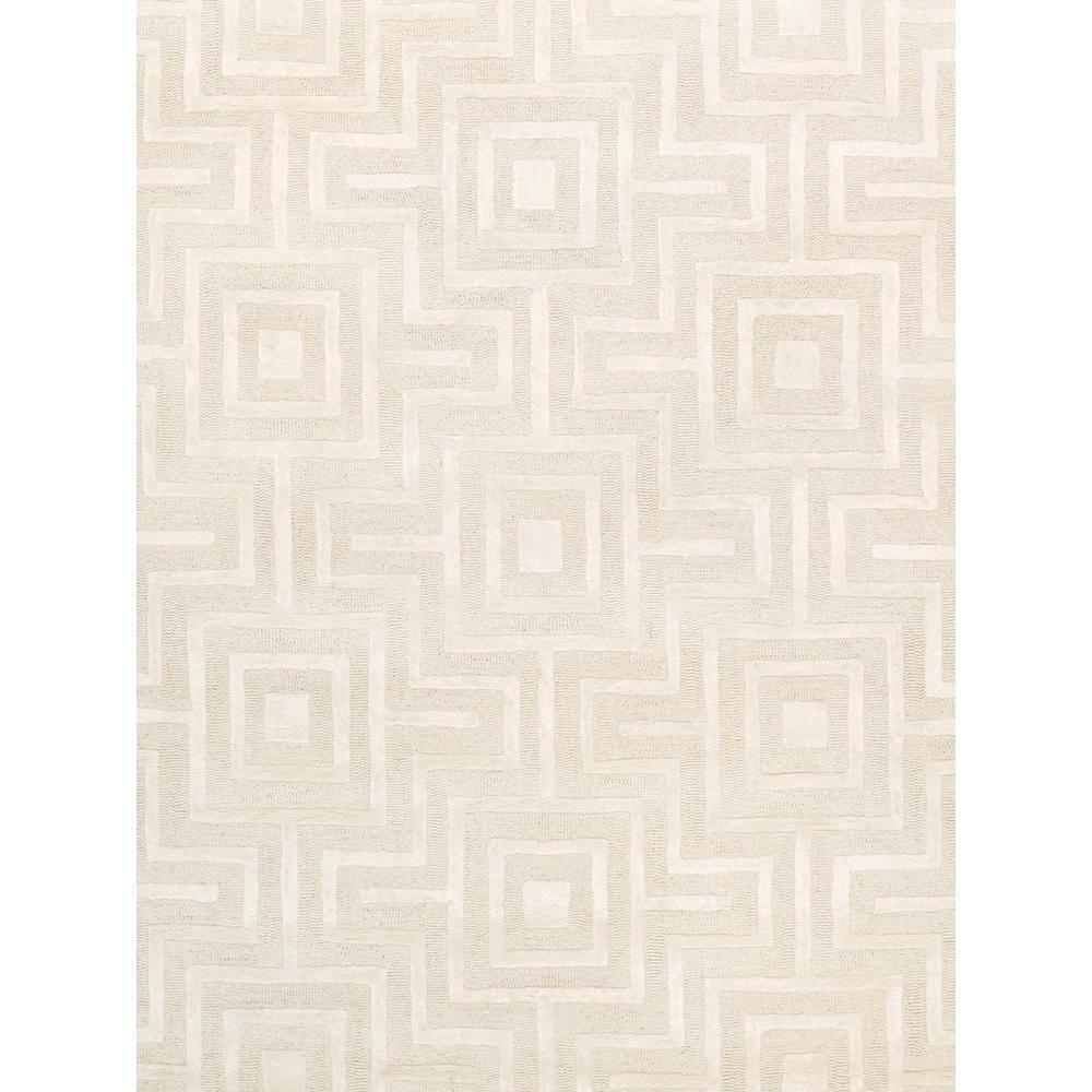 Pasargad Edgy Hand-Tufted Ivory Area Rug
