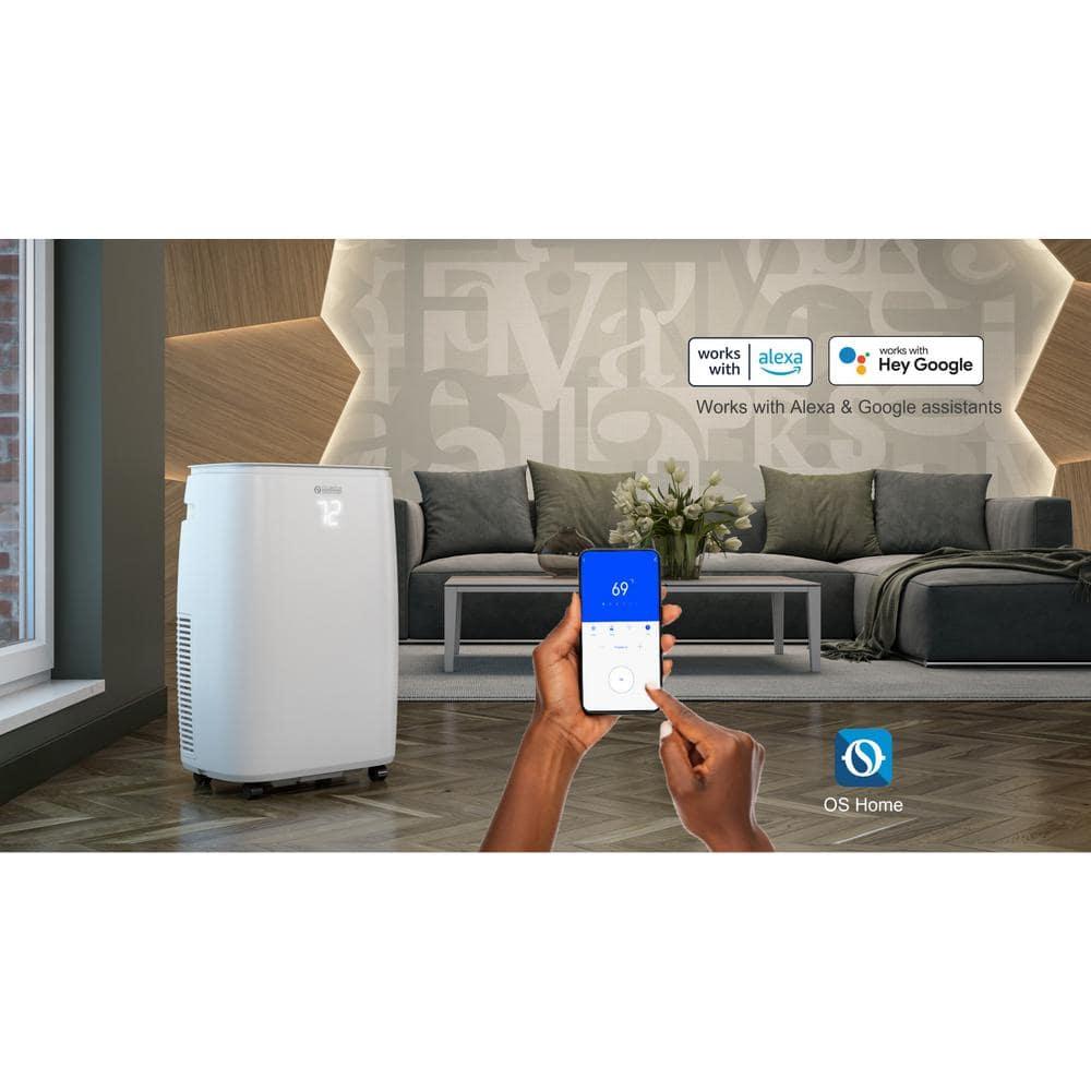 Dolceclima Dolceclima 12000 BTU Wi-Fi Connected Portable Air Conditioner for 400 Square Feet with Remote Included