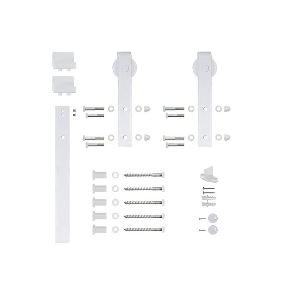 Quiet Glide 96 inch Standard Single Barn Door Hardware Kit (Door Not Included)