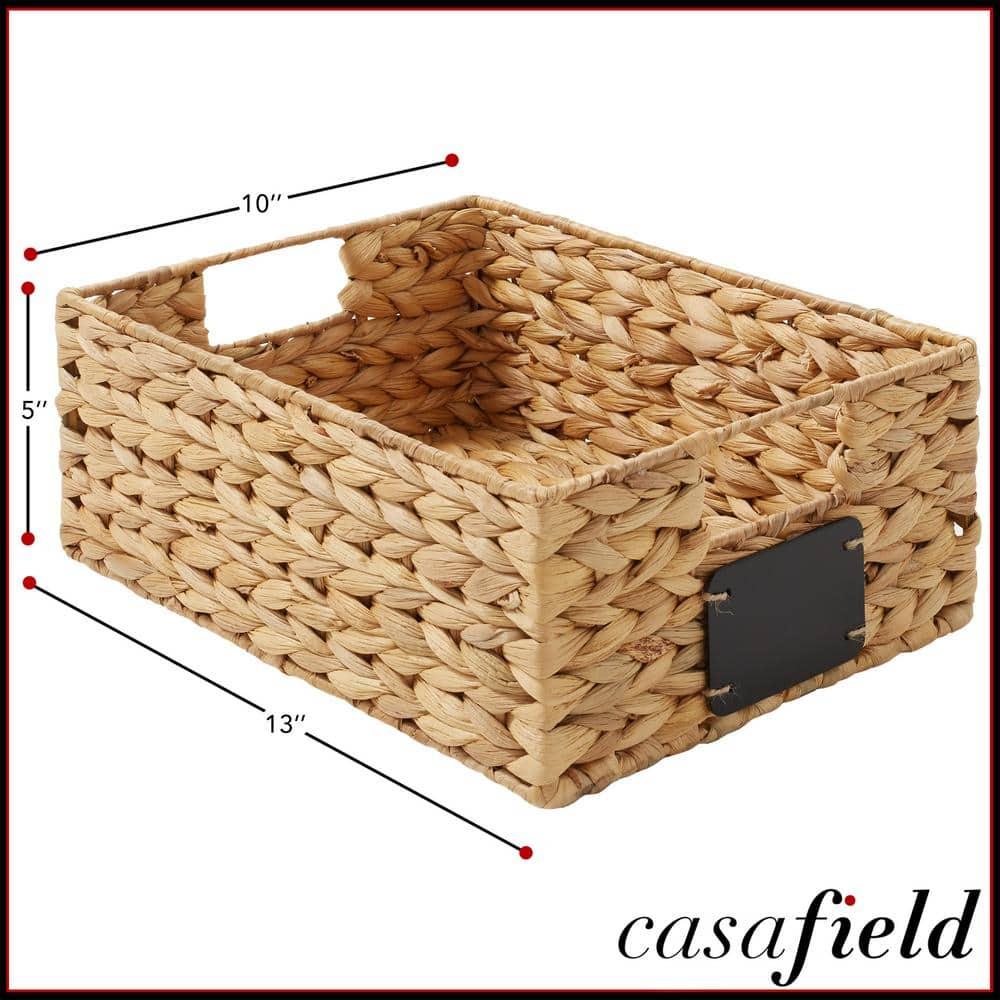 Casafield Casafield Natural Fiber Decorative Basket (Set of 4)