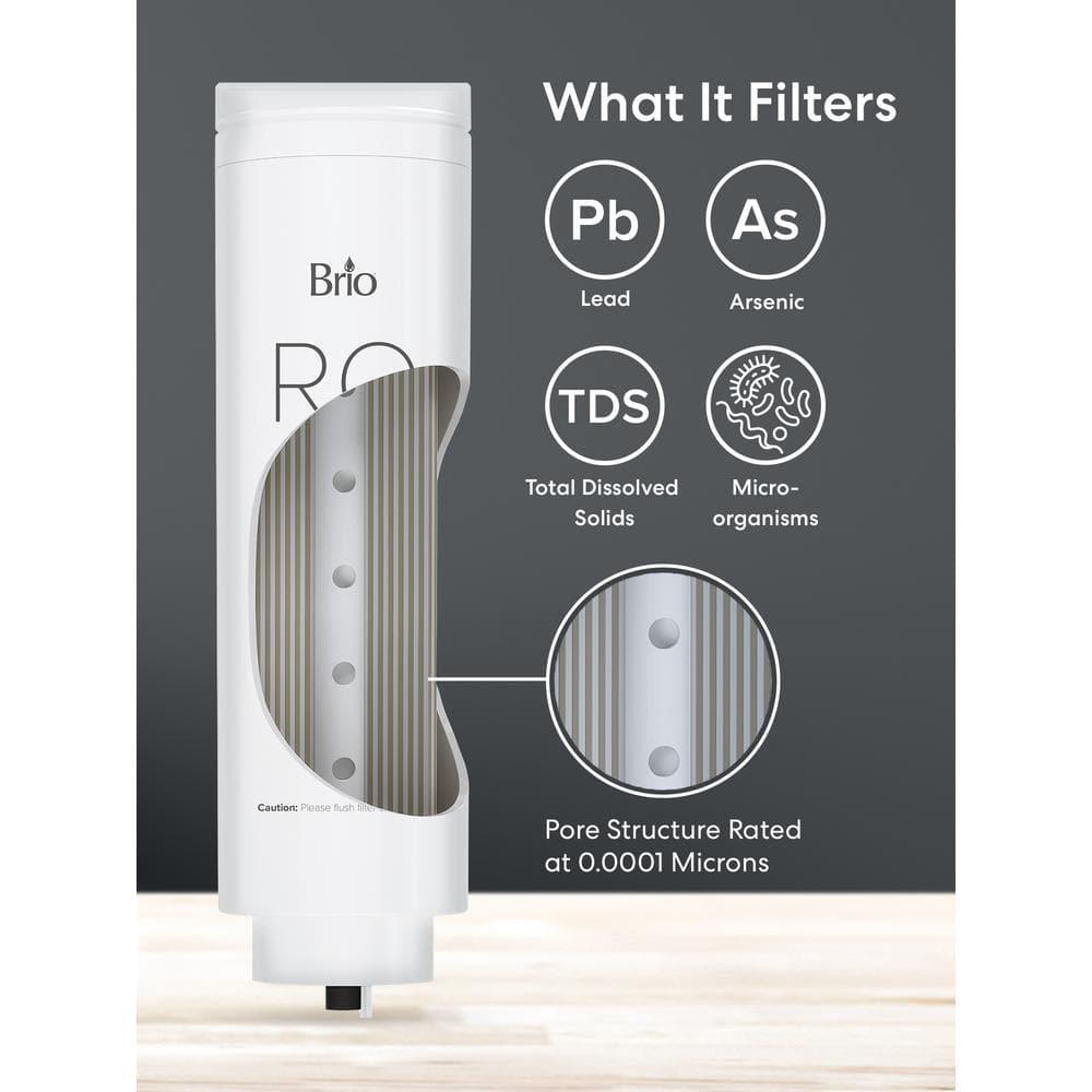 Brio Reverse Osmosis Membrane Replacement for ROSL700, ROSL700BLK, ROSL700WHT, Piece Count 1