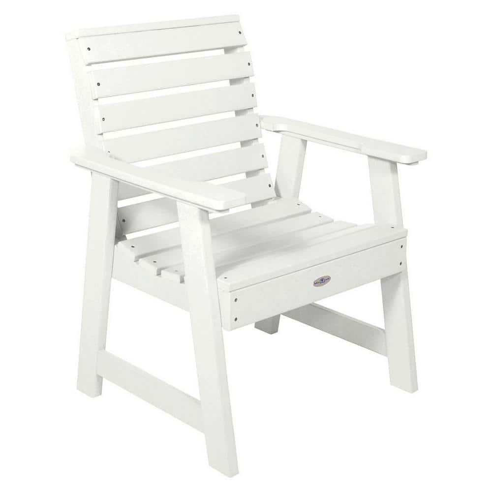 Coconut White Poly Lumber Riverside Garden Chair